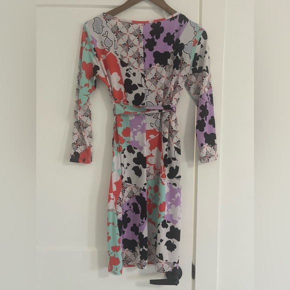 PRINTED WRAP DRESS - Picture 2 of 2